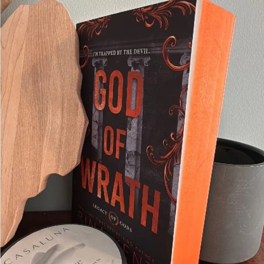 God of Wrath - Rina Kent - custom sprayed edge dark romance